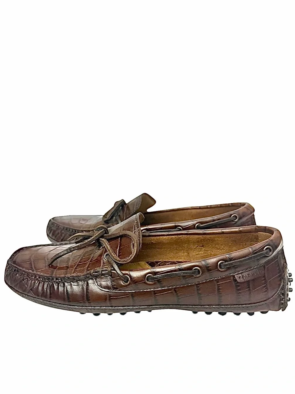Cole Haan Grant Canoe Camp Moc Chestnut Driving Shoes Men’s Size 7M Leather
